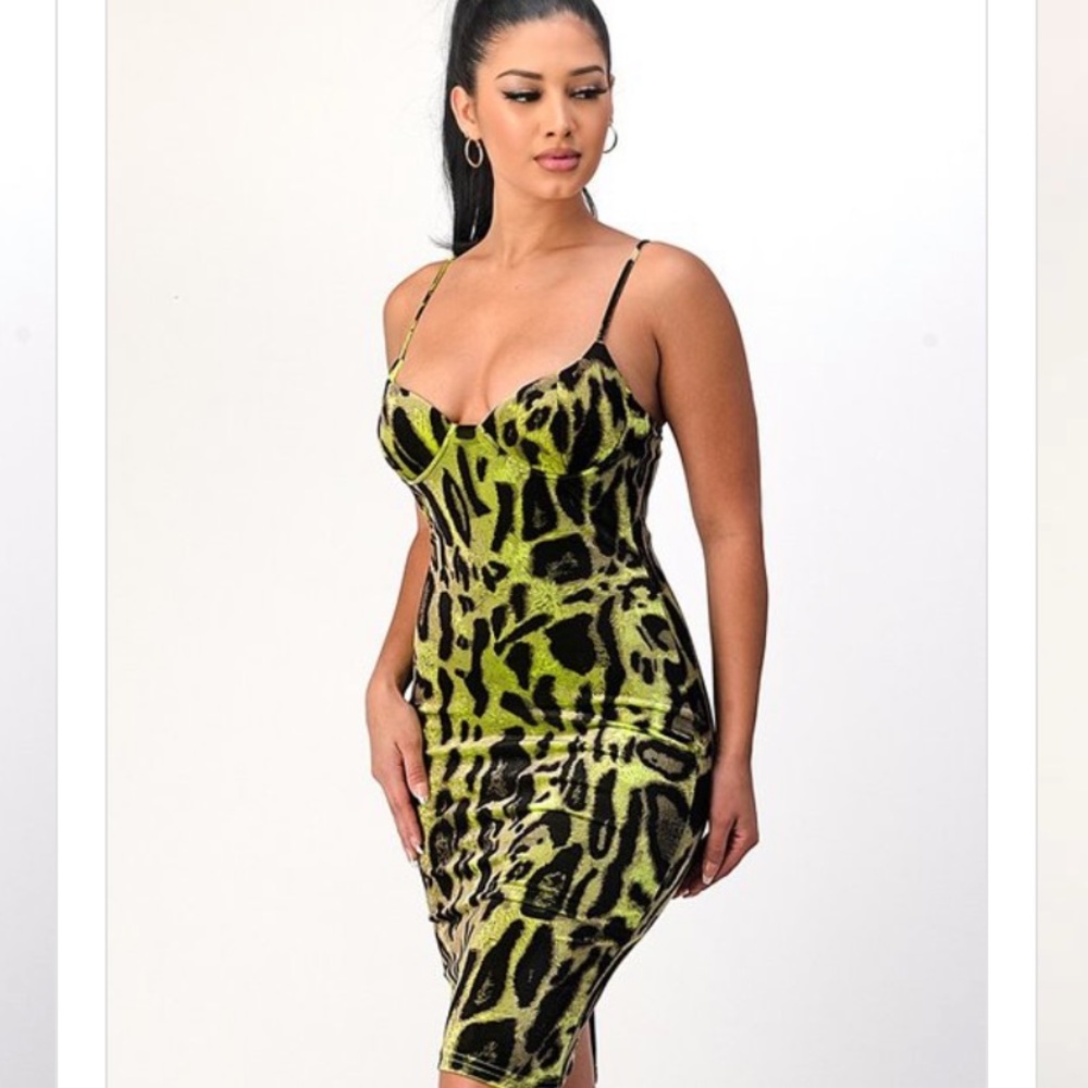NWT Shop17 Leopard print dress